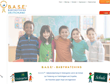 Tablet Screenshot of base-babywatching.de